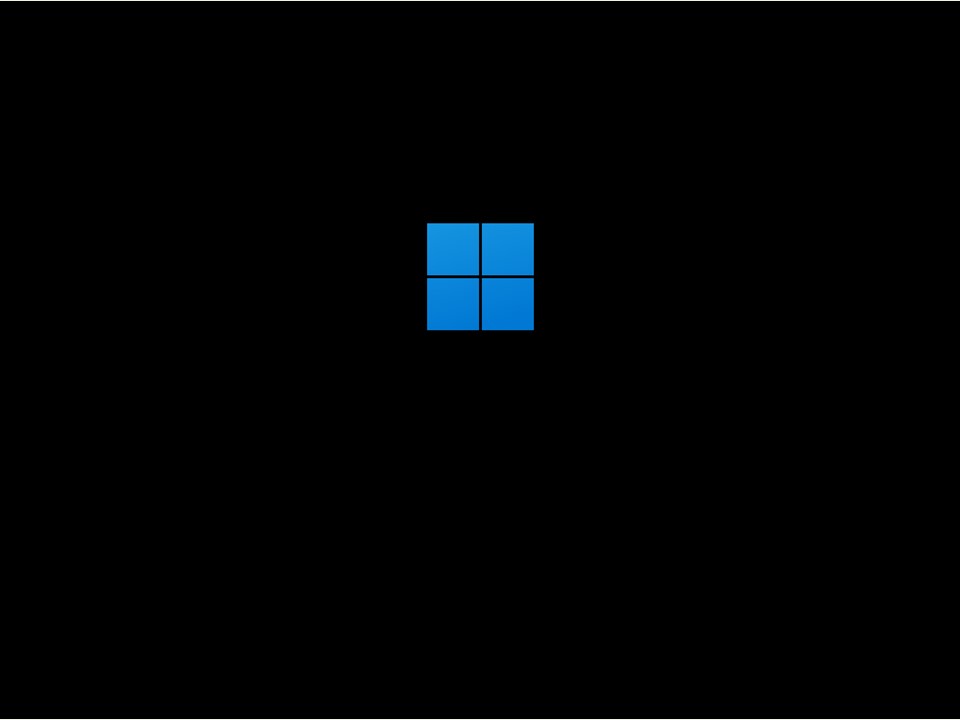 Windowsマーク画面